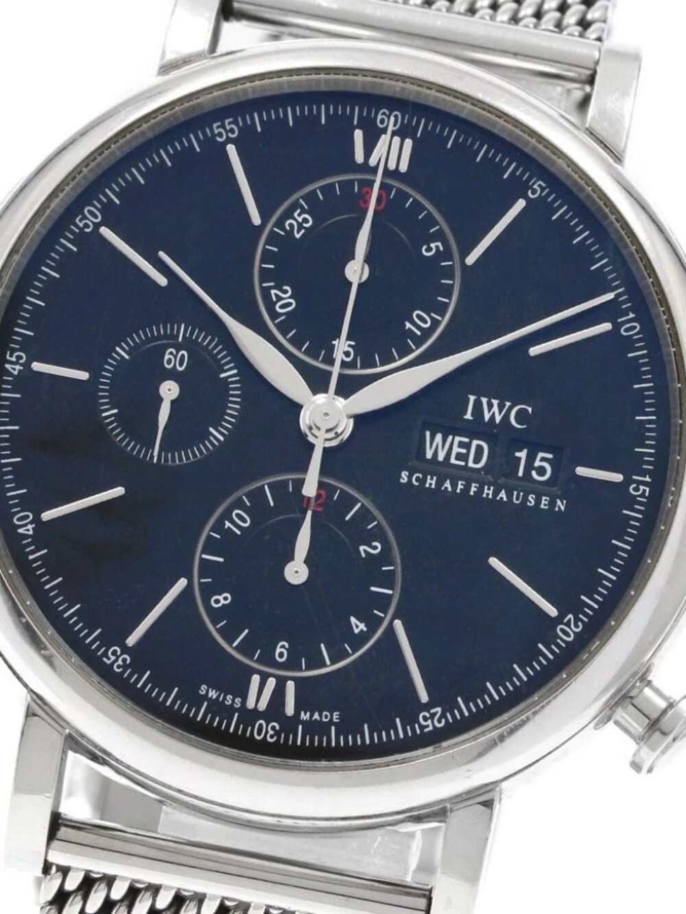 IWC SCHAFFHAUSEN Port Fino Chronograph IW391030 Day date AT Men's Watch